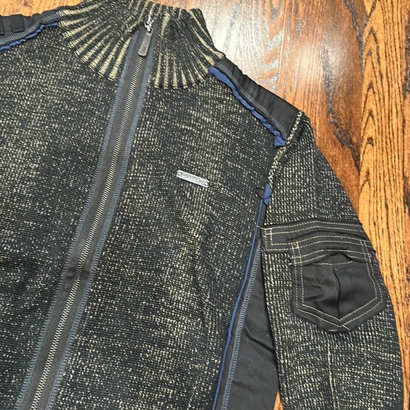 ProJekRaw cotton blend zip sweater jacket - Picture 4 of 8